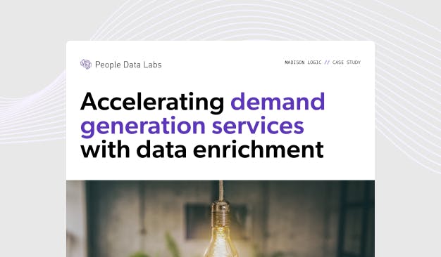 Accelerating Demand Generation Services with Data Enrichment