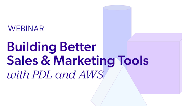 Webinar - learn how PDL's B2B data accessed through the AWS Data Exchange can power critical use cases
